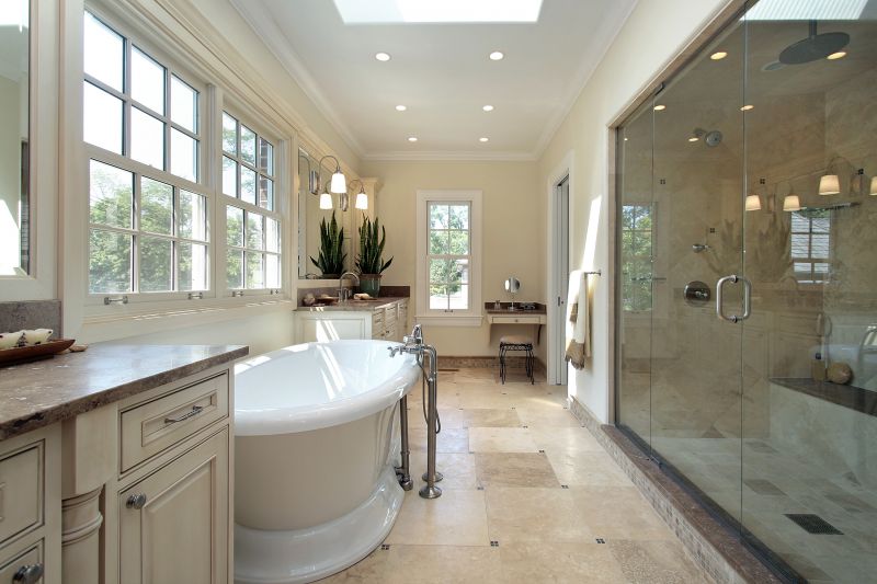 Master Bathroom with Freestanding Tub
